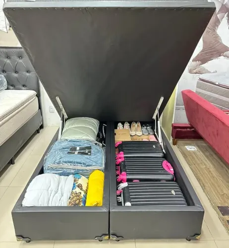 Vendo cama baú de casal