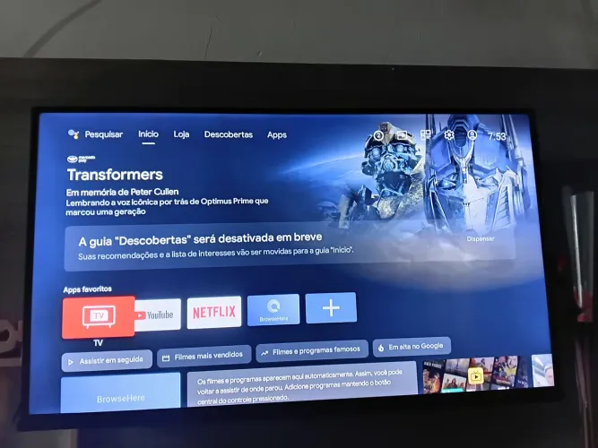 Televisão em bom estado toda boa