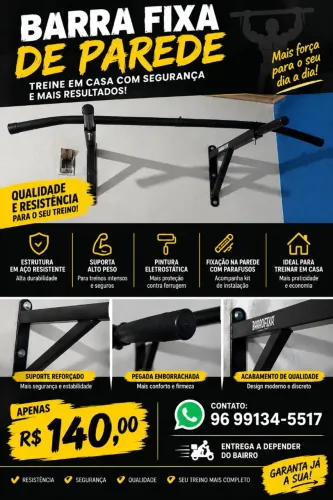 Barra fixa de parede 