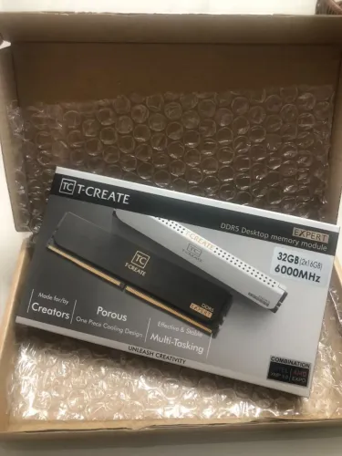 Memória RAM T-Create Expert DDR5 32GB (2x16GB) 6000MHz. NOVA!