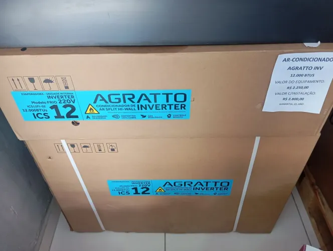 Ar condicionado AGRATTO Neo inverter 12.000 BTUs