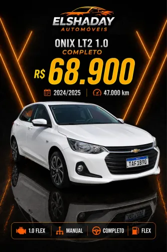 Chevrolet Onix Hatch LT 1.0 12V Flex Mec. 4P 2025