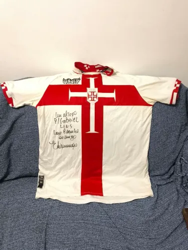 Camisa do Vasco Cavalera autografada