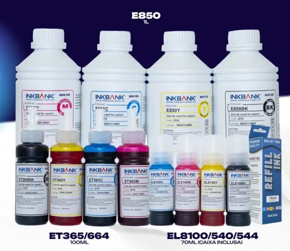 Vendo tintas para Epson, Hp e outros insumos.