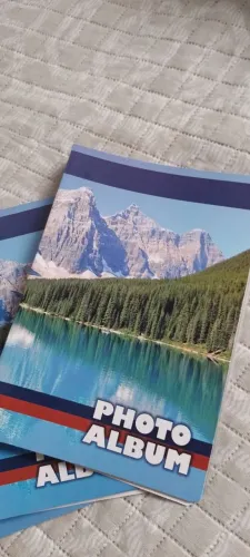 Álbum capa cartão laminado 15x21 para 80 fotos