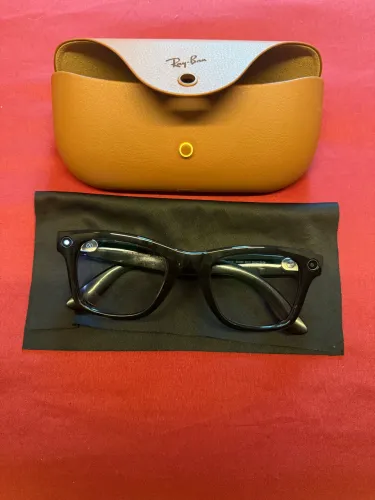 Oculos Ray-ban Wayfarer Meta Matte Black / Clear