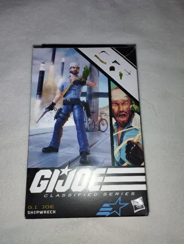 Action figure GI Joe classified shipwreck