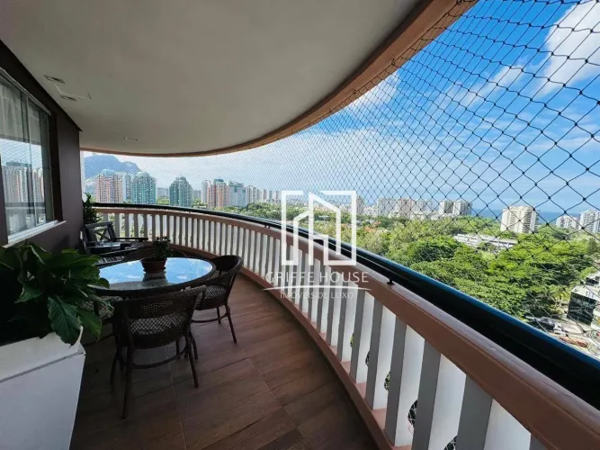 APARTAMENTO A VENDA NO CONDOMINIO PALMS SPRINGS PARQUE DAS ROSAS BARRA DA TIJUCA - 143m.-3