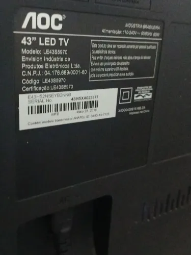 Tv AOC 43"