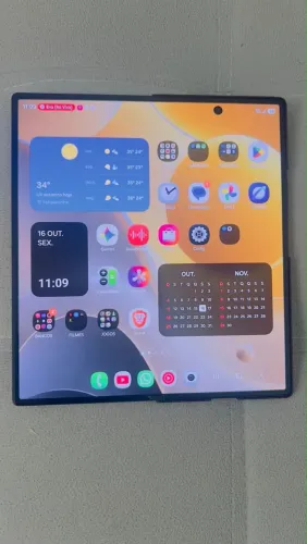 Celular Samsung Galaxy Z Fold 8 Ultra 1tb, 16gb Ram; 8.0 - Roxo Escuro