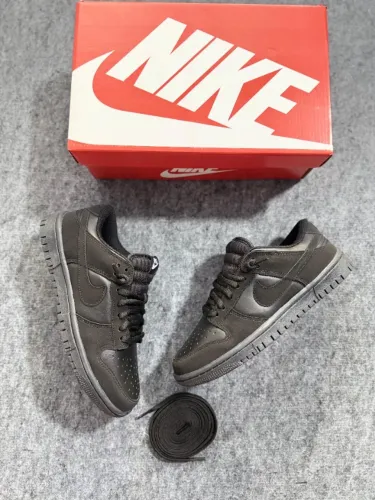 Nike Sb Dunk Low All Black Unissex Premium (Cadarço Algodão)