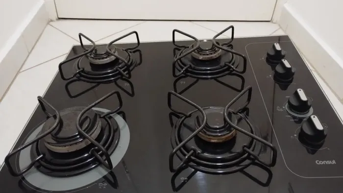 Fogão Cooktop 4 bocas a gás Consul
