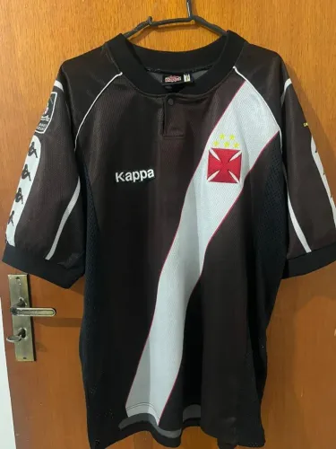 camisa vasco libertadores/centenário 1998 preta #6
