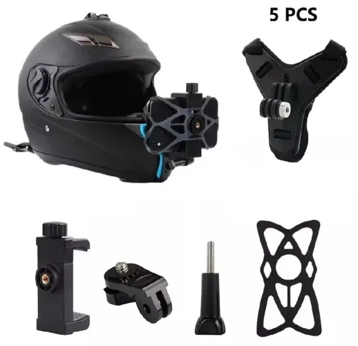 Suporte celular para capacete