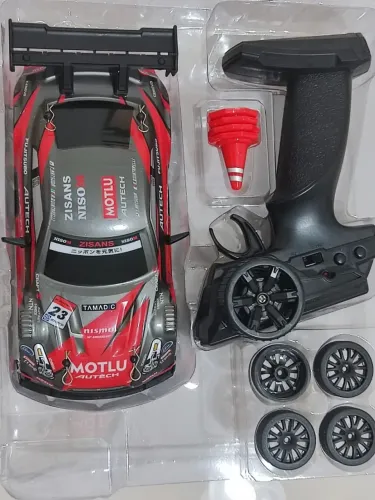 Carrinha Drift 4x4 de controle remoto recarregavel bateria brinquedo menino