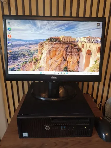 Micro Desk HP I5 - 6 Ger. SSD 240 - 8GB DDR4 - Monitor 18,5P