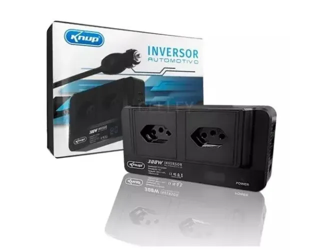 Inversor Automotivo 300w 4 Portas Usb 5V Knup 12v - 220v