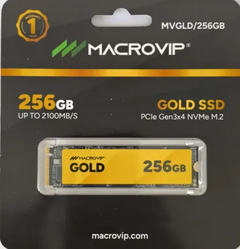 SSD 256GB NVME MACROVIP GOLD - MVGLD/256GB