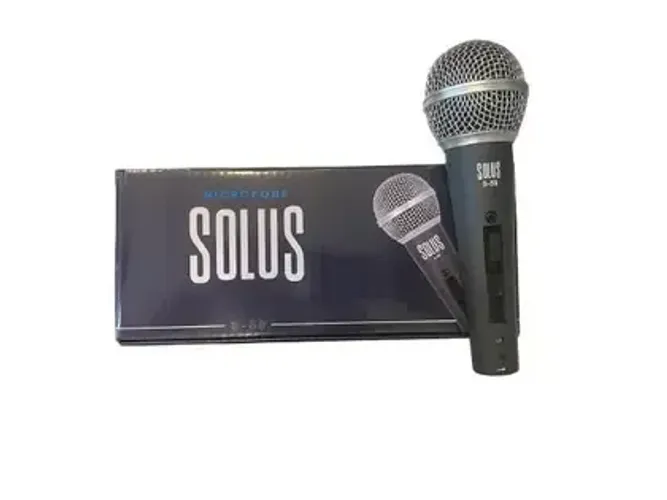 Microfone Soundvoice Sm 58s profissional Cor Padrão