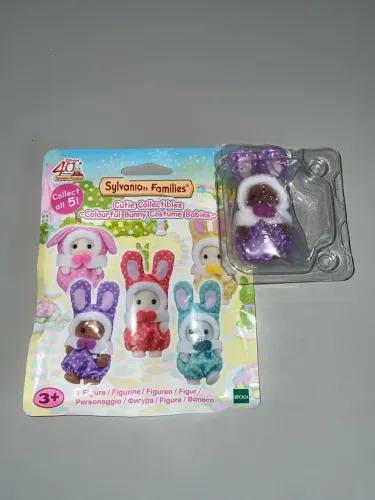 Sylvanian Families - Cutie Collectibles: Colourful Bunny Costume Babies