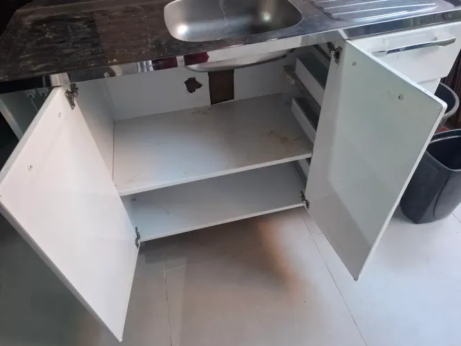 Pia de inox Itatiaia usada
