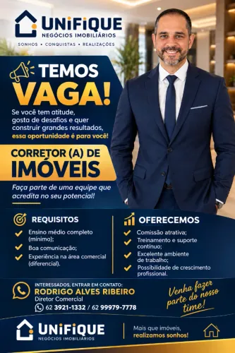 Vaga para Corretor (a) de Imóveis