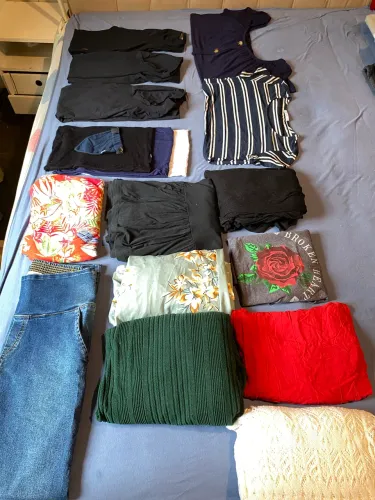 Lote de roupas para gestante P/M 38/40