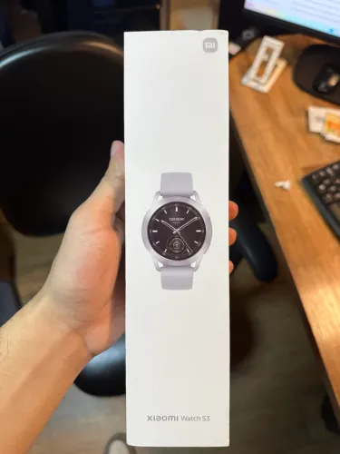 Relógio Xiaomi Watch s3 prata novo Caixa aberta