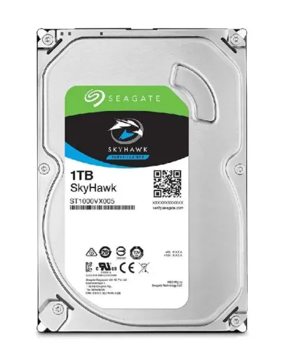 HD Interno Seagate Skyhawk 1TB Sata6, 5400rpm, 256mb 3,5" 