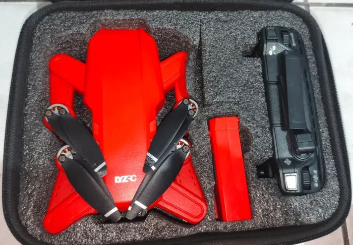 Drone LG PRO SE Laranja+bateria extra+bolsa transporte