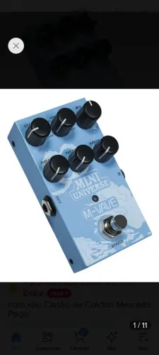 Pedal de Reverb Mini Universe M-Vave