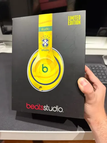 Beats Studio Brasil CBF Limited Edition - Raro e Completo