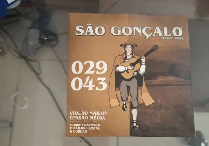 Cordas para violão de nylon tensão média 
