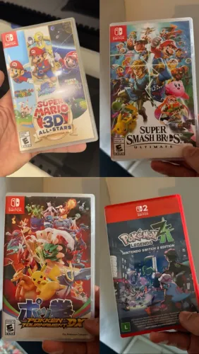 Coleção Nintendo Switch 1/2 Amiibo / Jogos / 3ds