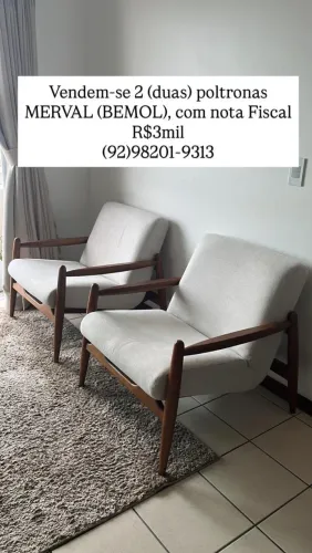 Poltronas fino acabamento