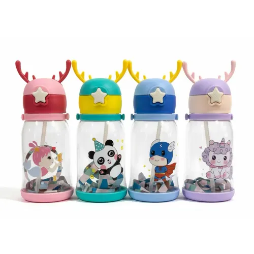 2unidades GARRAFA INFANTIL DE ÁGUA ALCE 600ML