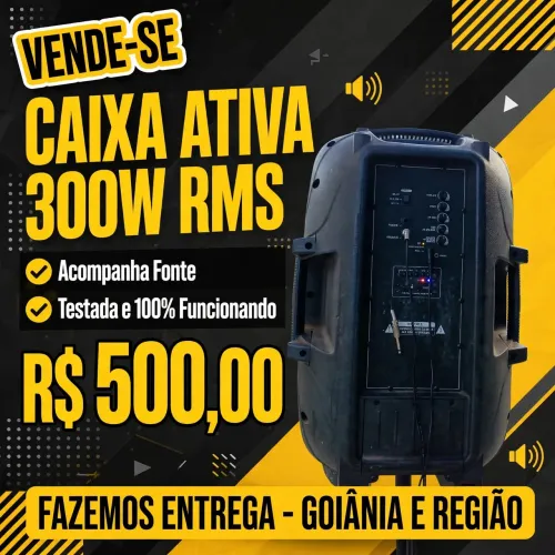 Caixa ativa 300 RMS