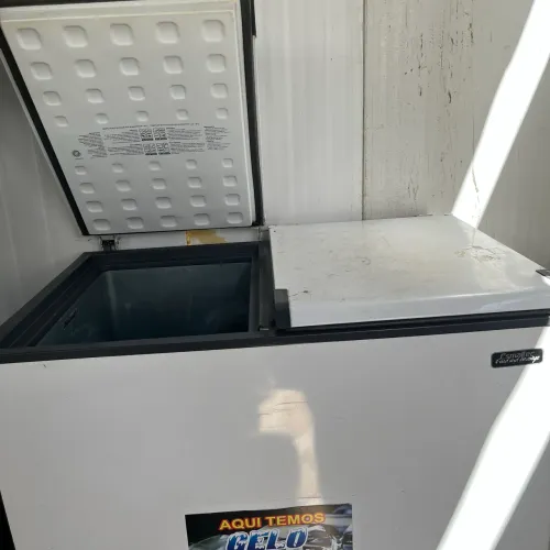 Freezer 2 tampas esmaltec