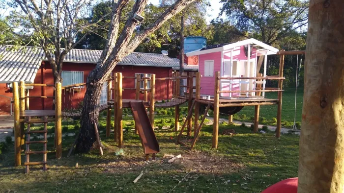 Playground de madeira