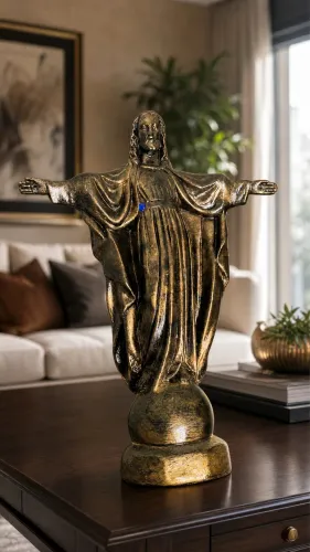 Bela imagem de Jesus envelhecida