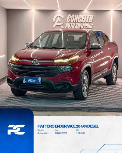 Fiat Toro Endurance 2.0 16V 4X4 Diesel Aut. 2021