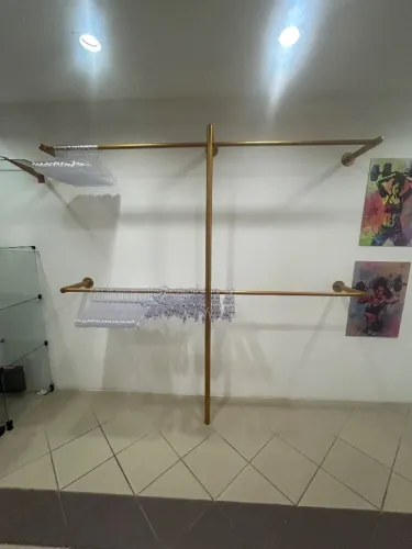 ARARA DUPLA PISO/PAREDE DOURADO 2M 