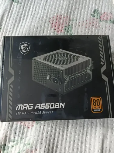 Fonte 650 Watt Power Supply 80 Plus Bronze na caixa lacrada