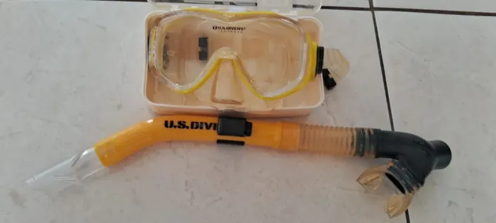 Óculos para mergulho com snorkel U.S.Divers importado
