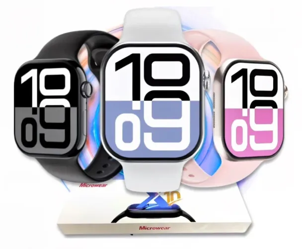 Smartwatch Microwear S10 - Relógio Inteligente Bluetooth, com Notificações