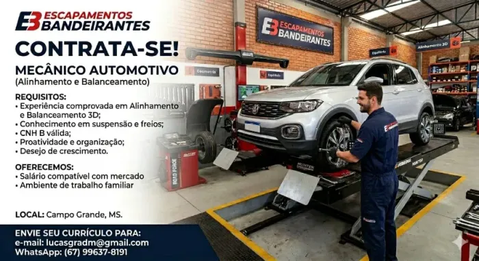 Mecânico Automotivo - Alinhamento e Balanceamento