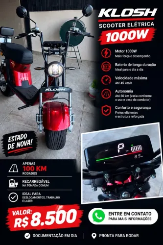Scooter Eletrica X13 1000w 2025
