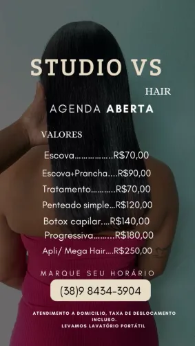 Cabeleireira a domicílio 