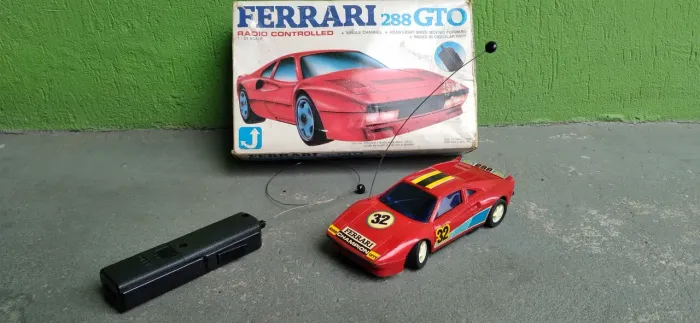 Brinquedo Antigo Controle Remoto Ferrari Gto 