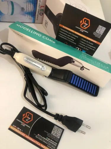 Modelador Pente Portátil Chapinha para cabelo e barba